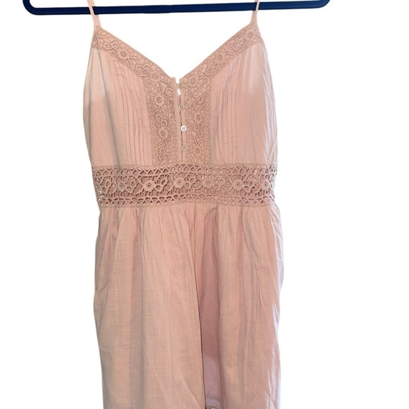 Abercrombie & Fitch Pink Mini Dress with Lace Detailing - Picture 5 of 7